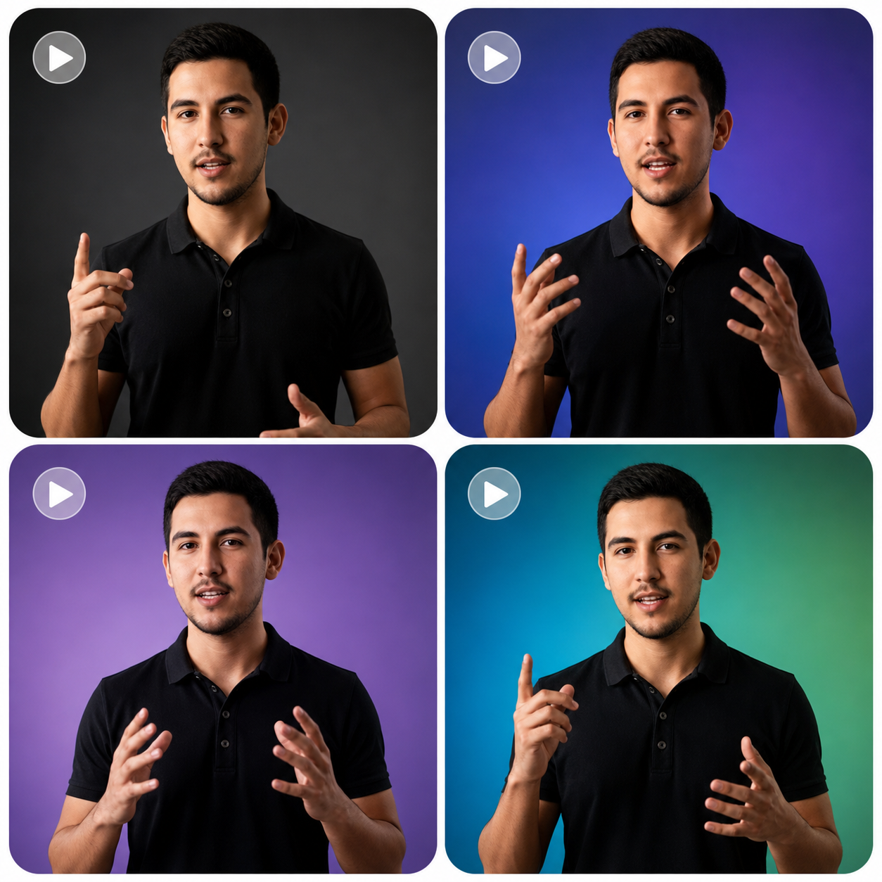 Variaciones creativas con un avatar AI